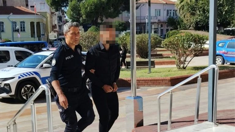 Aydın'da kayınpederinin işyerini silahla basan şüpheli adliyede