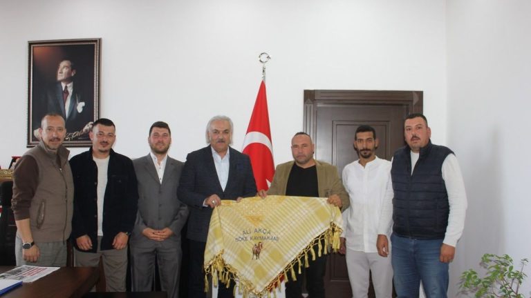 Söke Deveciler Derneği’nden Kaymakam Akça’ya ziyaret