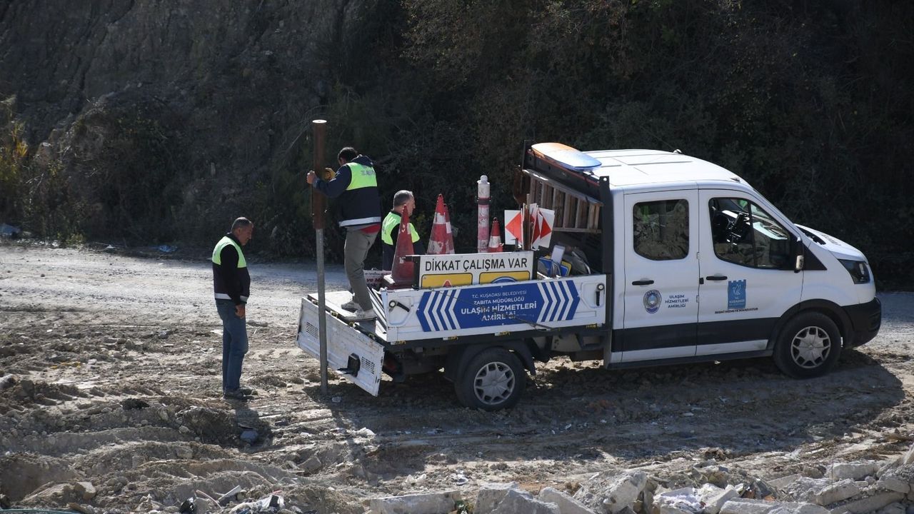 Kuşadası Belediyesi’nden kaçak moloz dökümüne karşı seferberlik