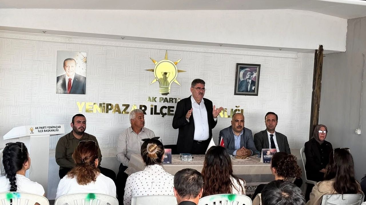 AK Parti heyetinden Yenipazar teşkilatına ziyaret! İlçenin çalışmaları değerlendirildi