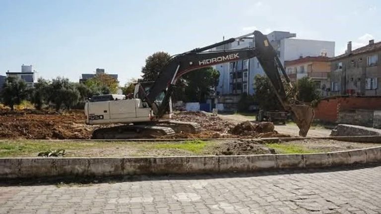Germencik’te Ortaklar Kapalı Pazar Yeri için çalışmalar başladı