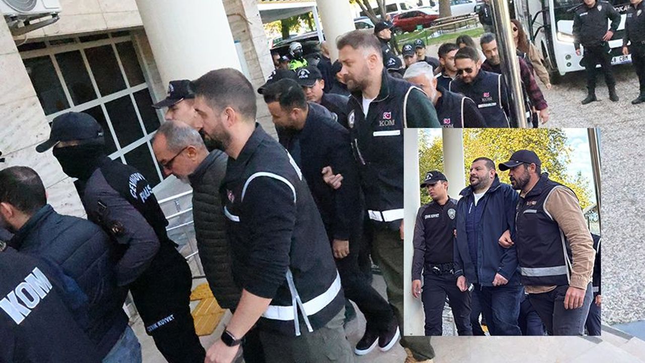 Milas Belediyesi operasyonunda 18 kişi tutuklanarak cezaevine gönderildi