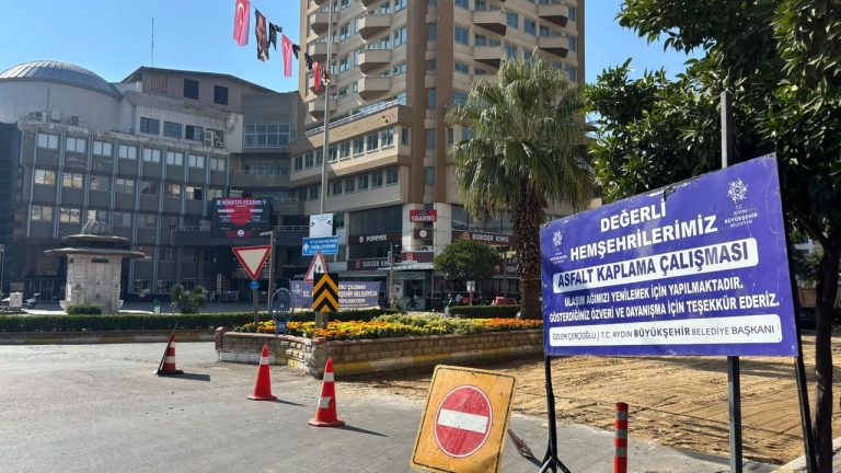 Aydın Büyükşehir’den Nazilli’de kapsamlı dönüşüm: Ordu Caddesi’nde çalışmalar başladı