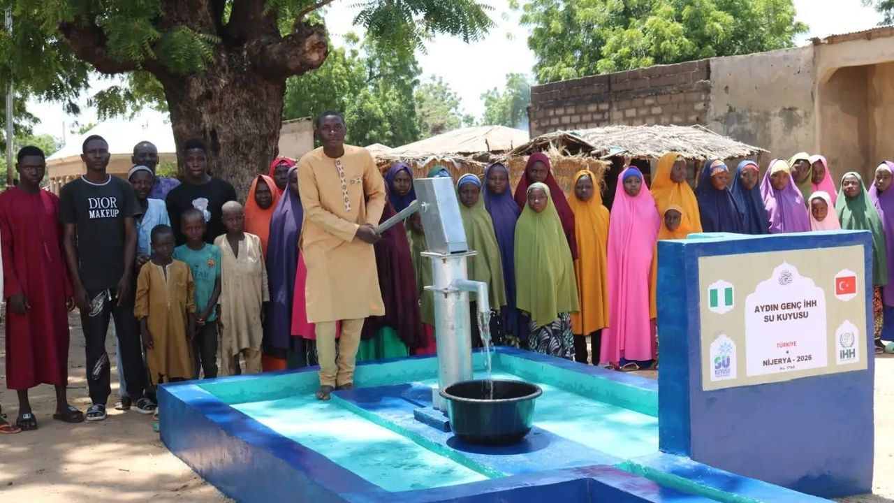 Aydın'dan Afrika'ya su kuyusu desteği! Sağlıklı ve güvenli içme suyuna kavuştular