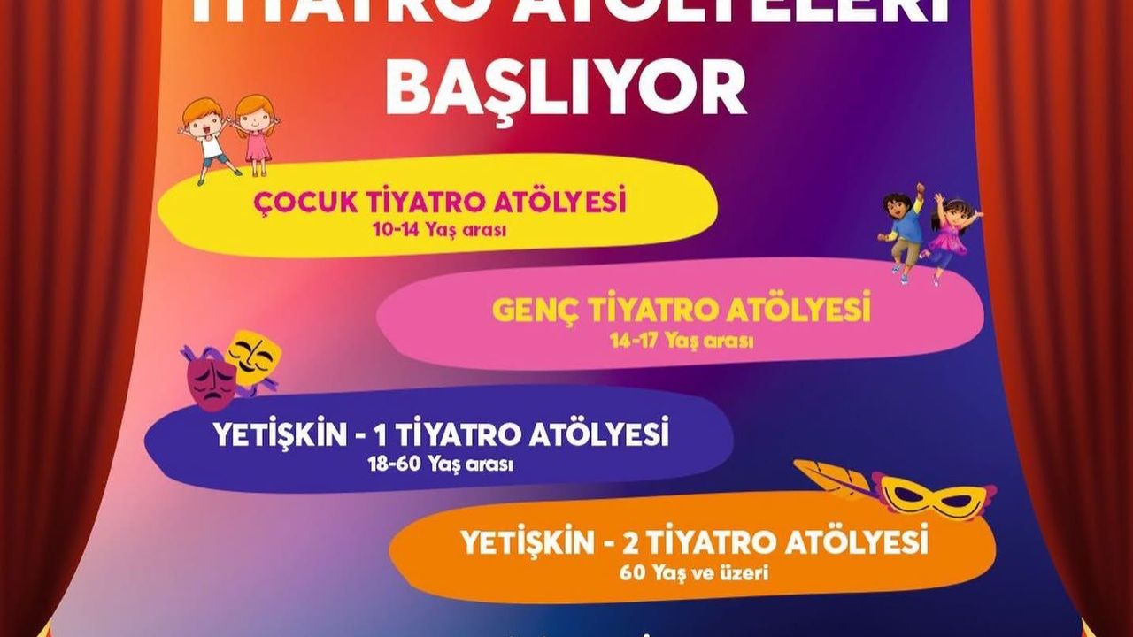 Aydın Büyükşehir Belediyesi’nden Didim’de tiyatro atölyeleri kayıtları başladı