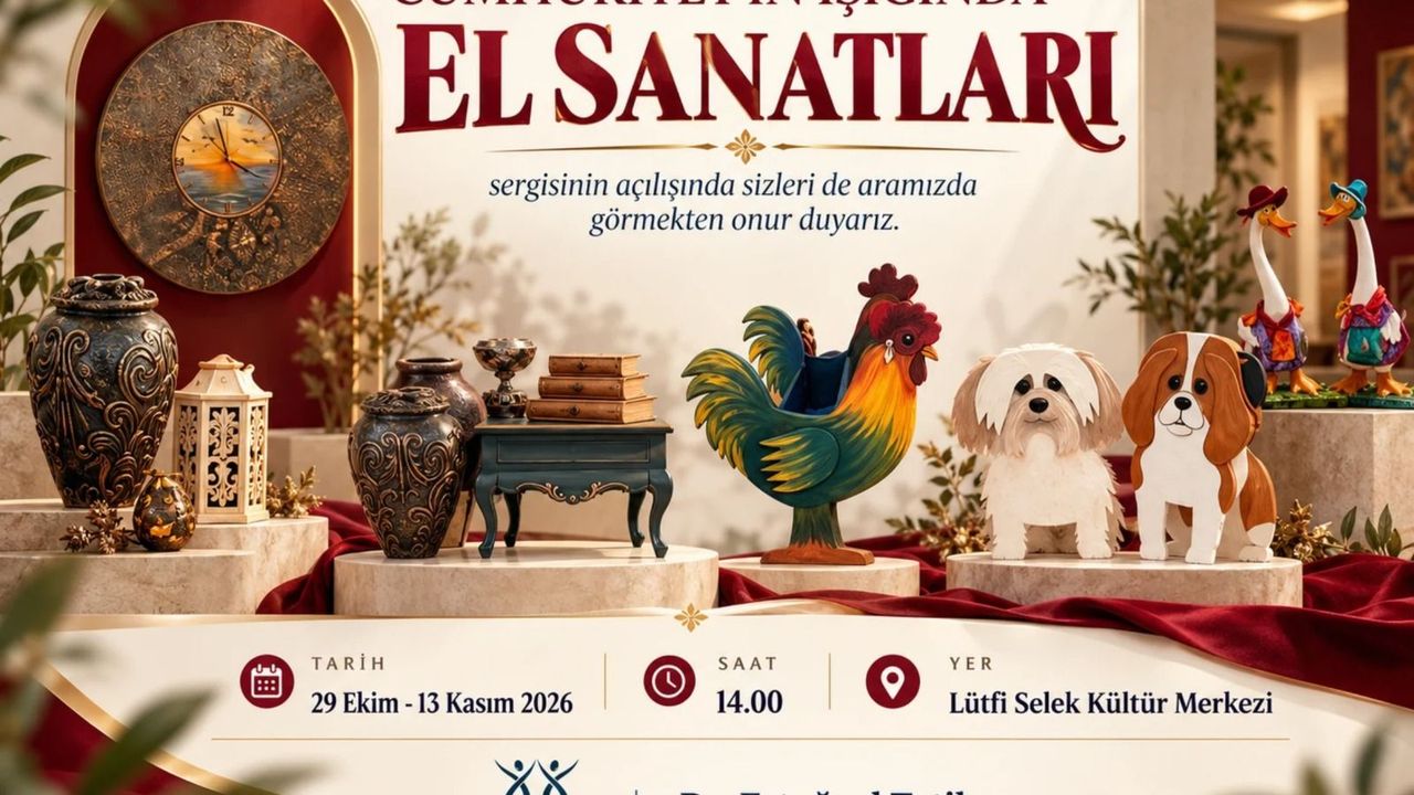 Nazilli’de Cumhuriyet’in ışığında el sanatları sergisi açılıyor