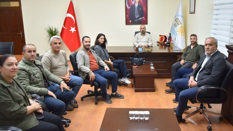 Didim'de Mimar Mühendis Odaları temsilcilerinden DTO'ya tebrik ziyareti
