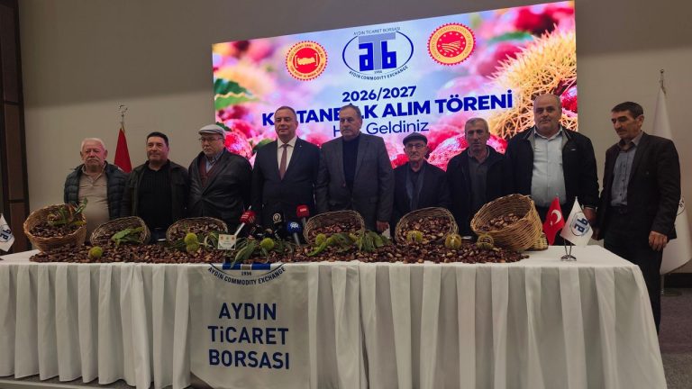 Aydın’da sezonun ilk kestanesi 600 liradan alındı