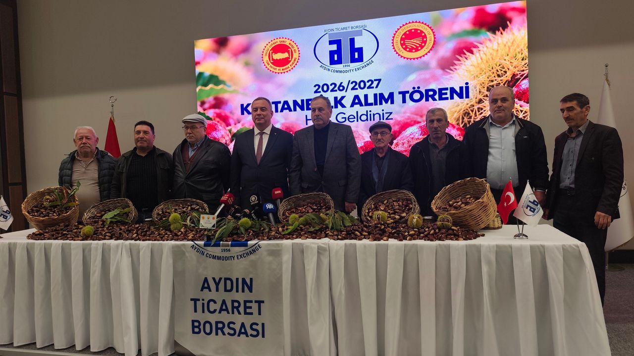 Aydın’da sezonun ilk kestanesi 600 liradan alındı
