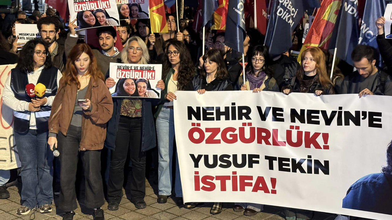 Tutuklanan üniversite öğrencileri Nehir ve Nevin için özgürlük çağrısı