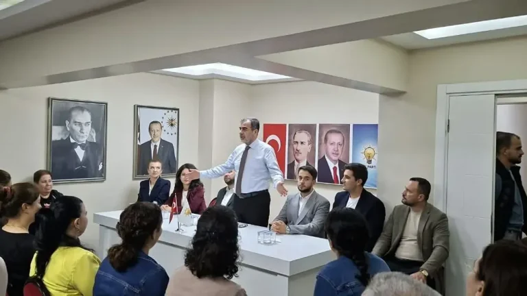 Mehmet Erdem'den Çine teşkilat çalışmalarına yakın mercek