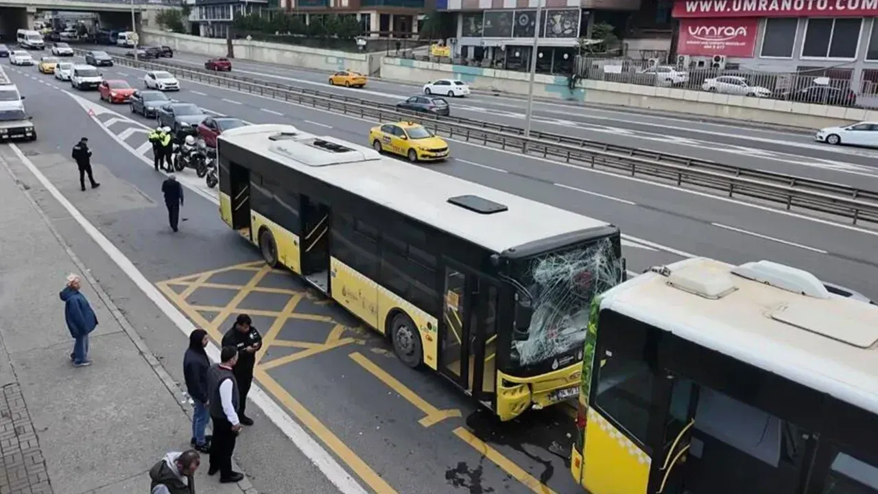 Otobüsler Çarpıştı: Yaralılar Var