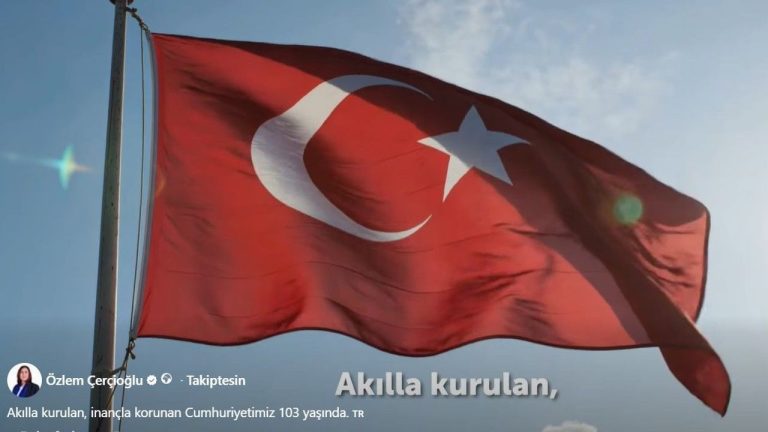 Başkan Çerçioğlu’nun 29 Ekim videosu sosyal medyada ilk sırada