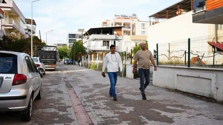 Germencik’te sokaklar yenileniyor