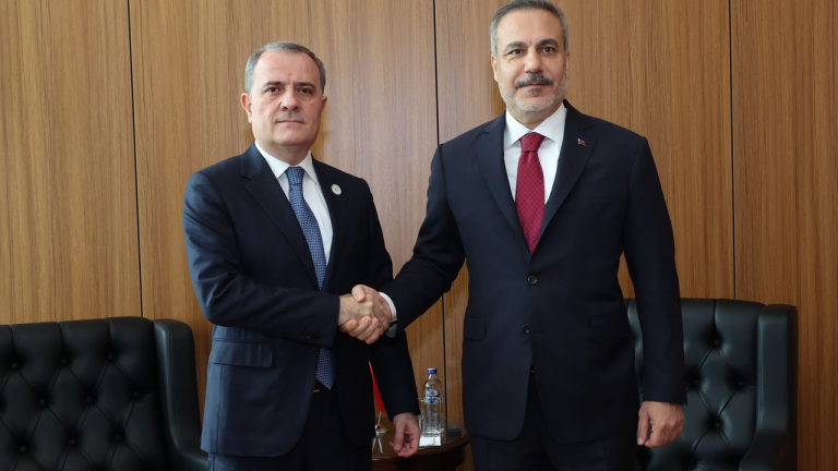 Bakan Fidan, Azerbaycanlı mevkidaşı Bayramov ile görüştü