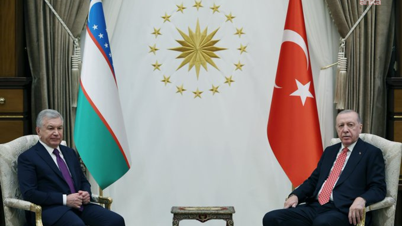 Cumhurbaşkanı Erdoğan, Özbekistan Cumhurbaşkanı Mirziyoyev ile görüştü