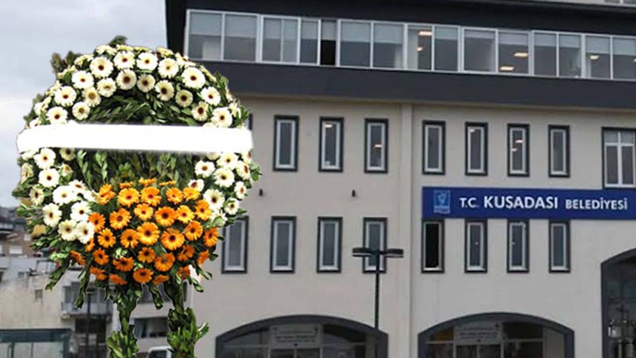 Kuşadası’nın parası çiçeğe çelenge gitmiş.. 2 milyon 251 bin lira harcamışlar