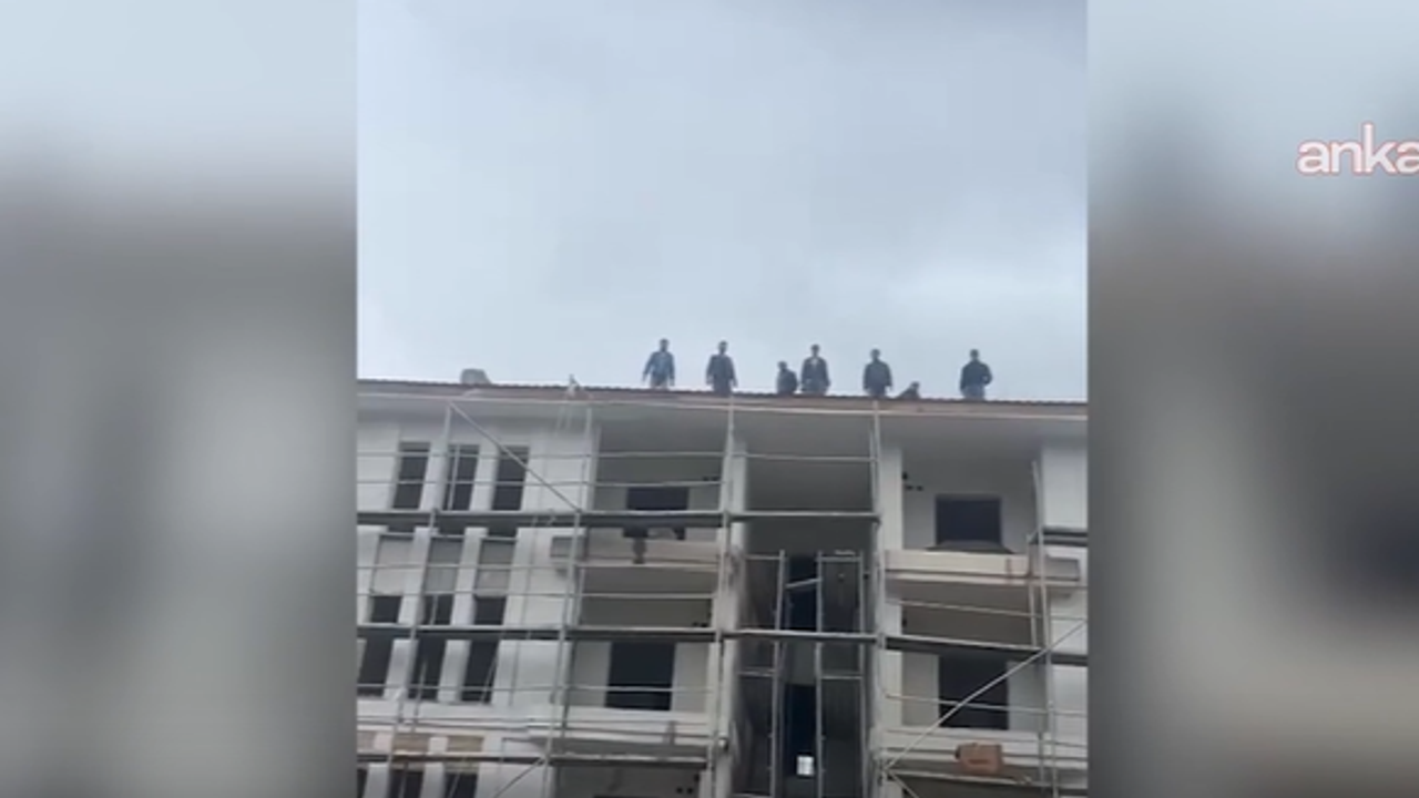 Ordu'da TOKİ'nin maaş eylemi
