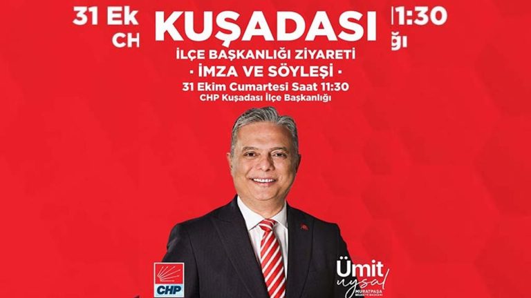 Muratpaşa Belediye Başkanı Ümit Uysal Kuşadası’na geliyor: İmza ve söyleşi etkinliği düzenlenecek
