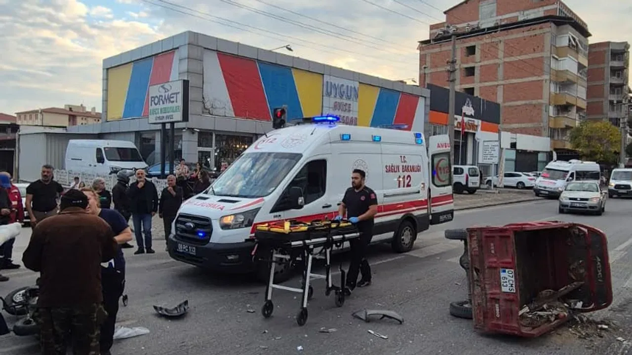 Nazilli’de kafa kafaya girdiler