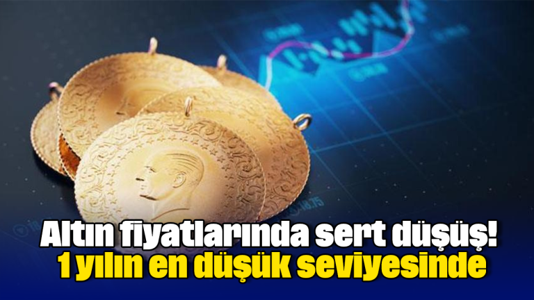 Altın fiyatlarında sert düşüş! 1 yılın en düşük seviyesinde