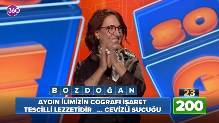 Bozdoğan ulusal ekranda! :Tescilli lezzet final sorusu oldu