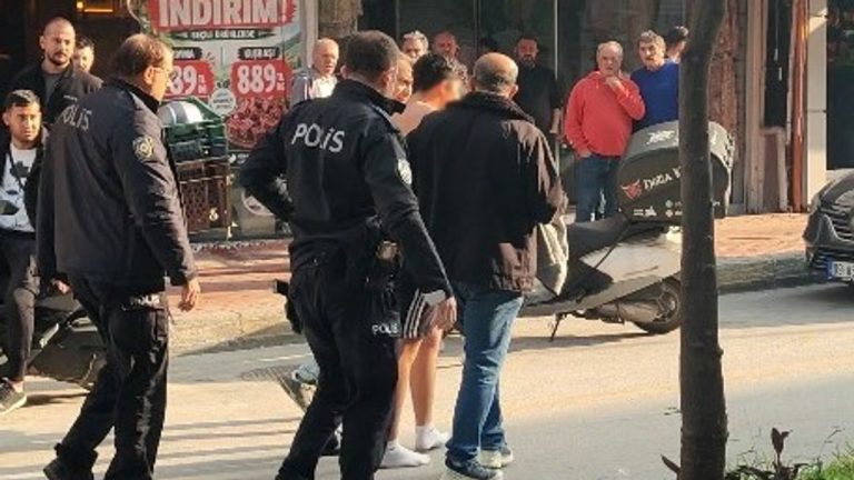 Kuşadası'nda ortalık karıştı, polis havaya ateş açtı