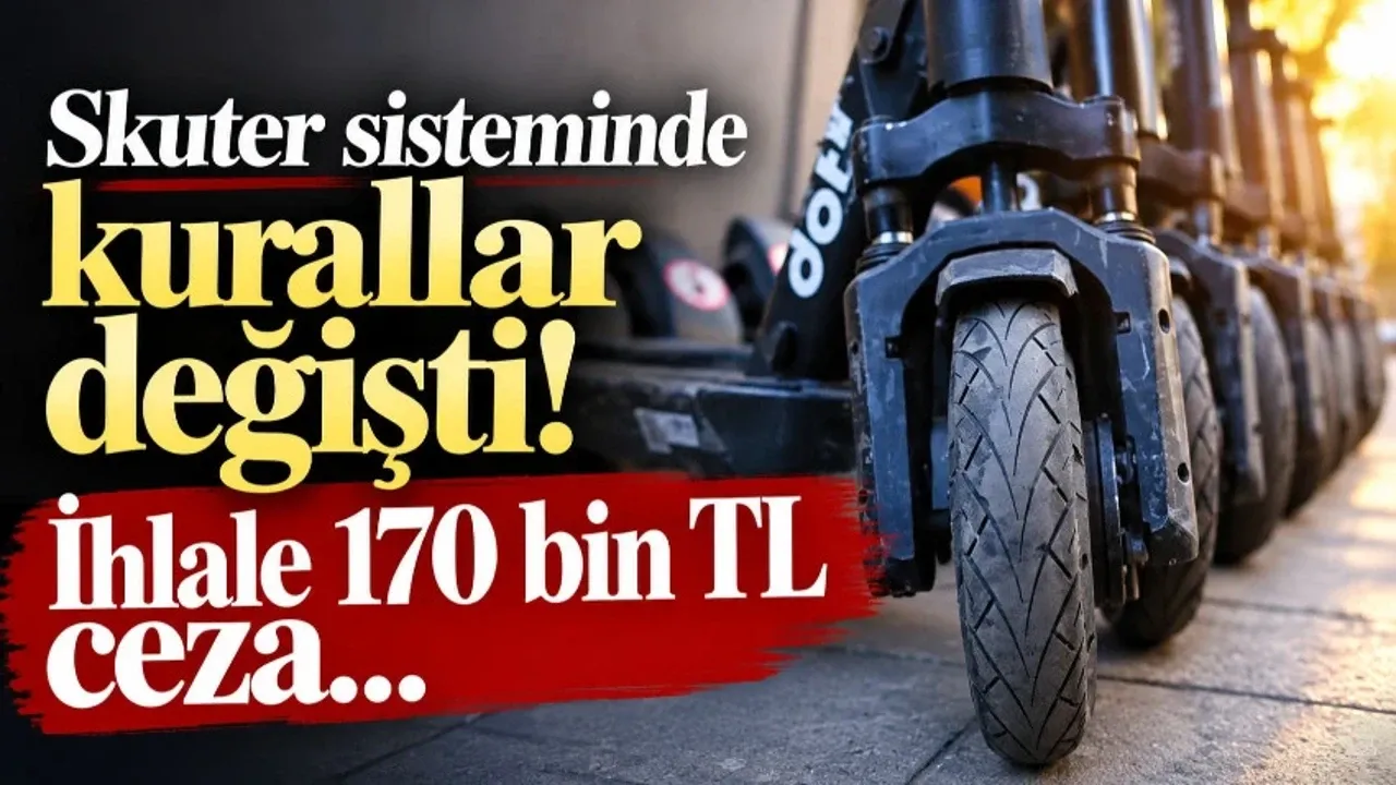 Skuter Sektöründe Kurallar Sil Baştan: İhlal Eden Şirketlere 170 Bin TL’lik Dev Ceza Kapıda!
