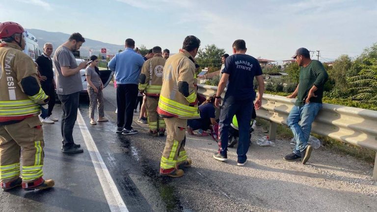 Yola dökülen mazot iki ayrı kazaya neden oldu