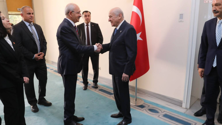 Kılıçdaroğlu ile Bahçeli, TBMM’de görüştü