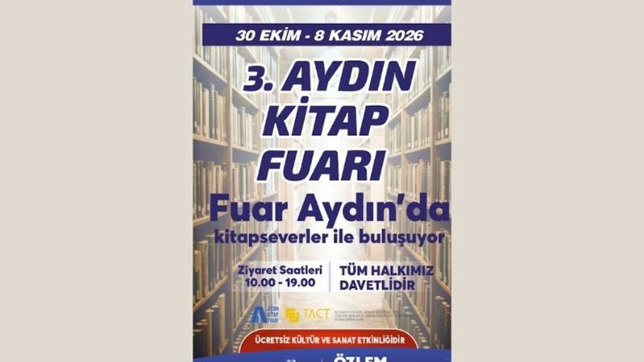 Başkan Çerçioğlu'ndan Aydın Kitap Fuarı'na davet
