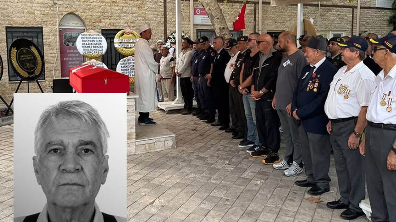 Kıbrıs gazisi Hüsnü Şengöz’e gözyaşlarıyla veda