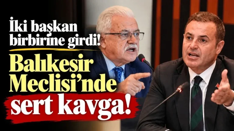 Balıkesir Meclisi'nde CHP'li Başkanların Tarihi Kavgası: "AK Parti’ye Geç de Kurtulalım!"