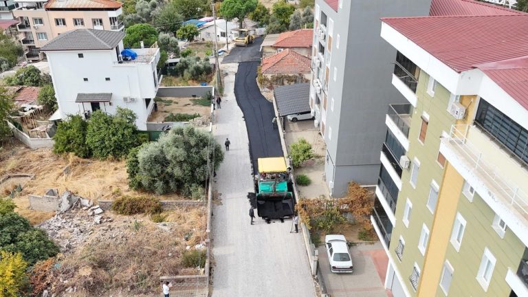 Nazilli Zafer Mahallesi’nde asfalt çalışmaları başladı