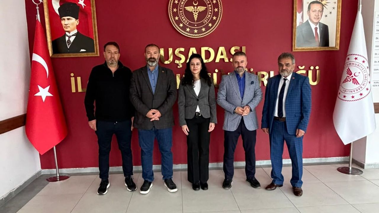 MHP Kuşadası İlçe Başkanlığından Sağlık Müdürlüğüne Ziyaret