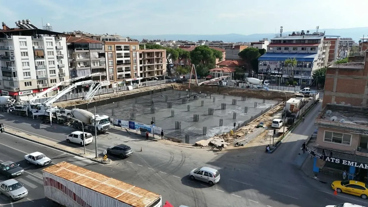 İncirliova'da dev projede inşaat tam gaz