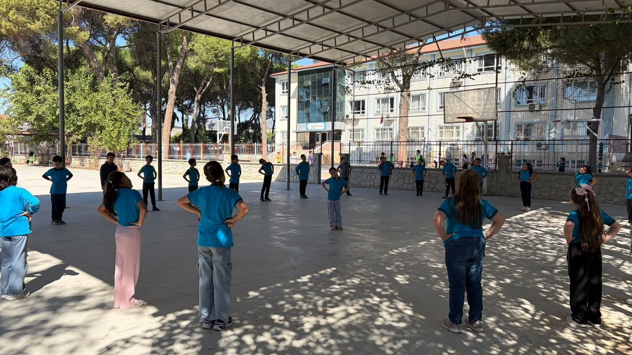 Aydın'da miniklerin antrenmanları devam ediyor
