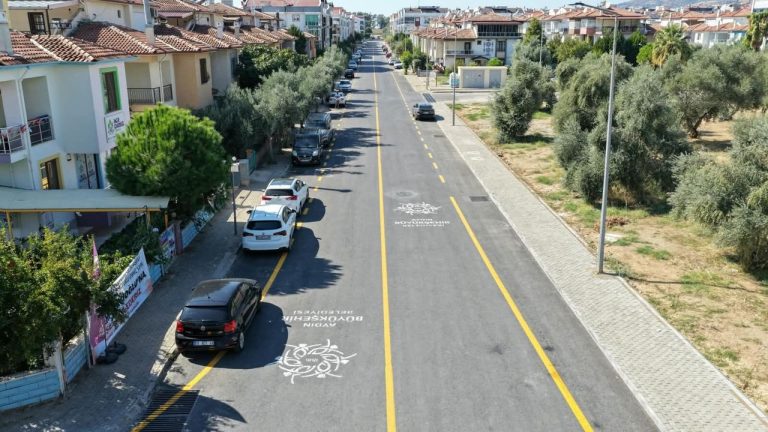 Başkan Çerçioğlu çalışıyor, Aydın’da üstyapı çalışmaları devam ediyor