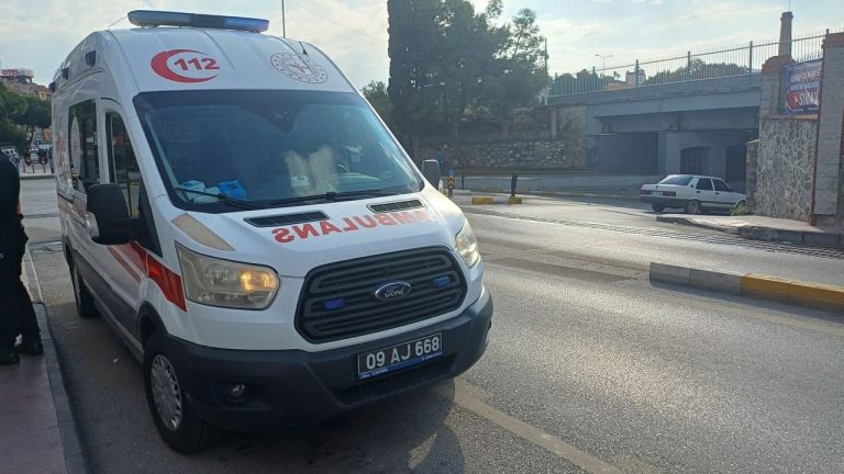 Aydın'da bisikletli sürücü takla attı