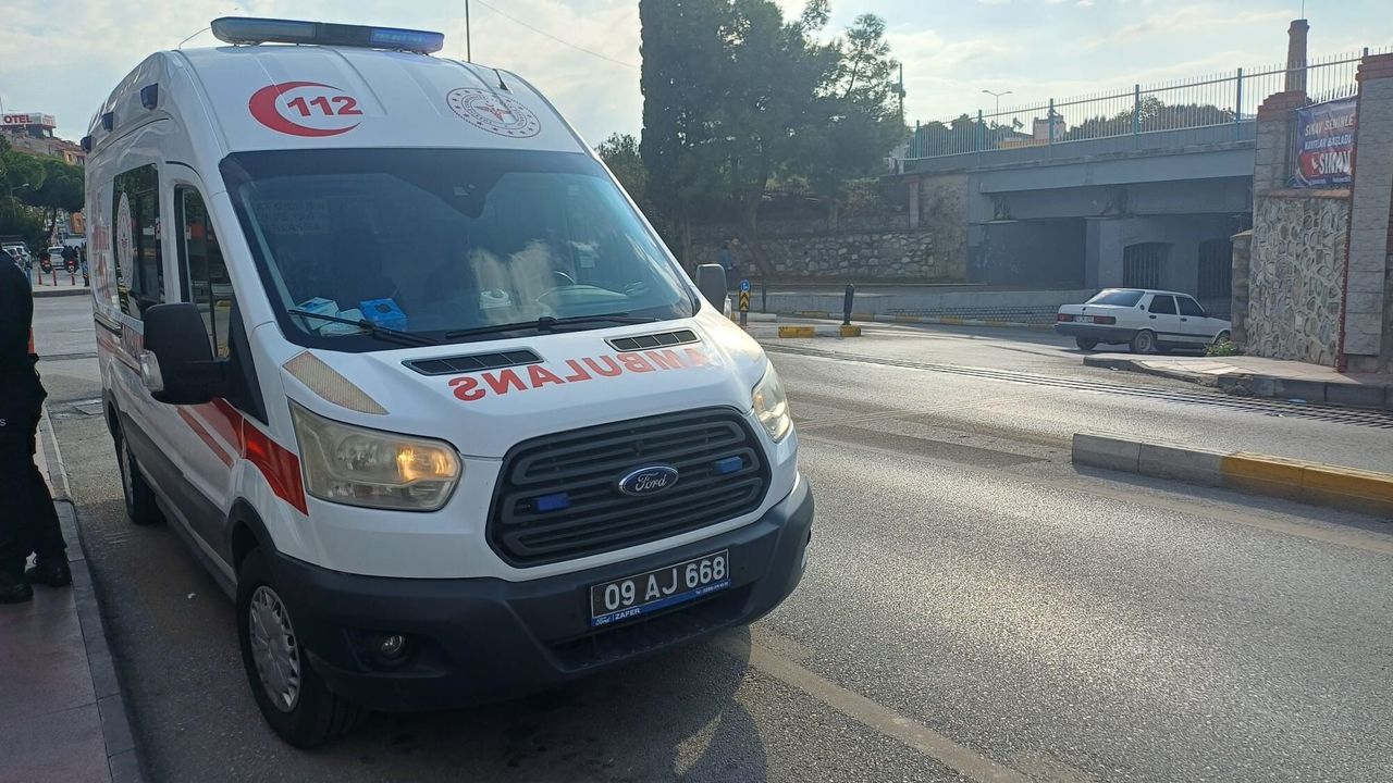 Aydın'da bisikletli sürücü takla attı