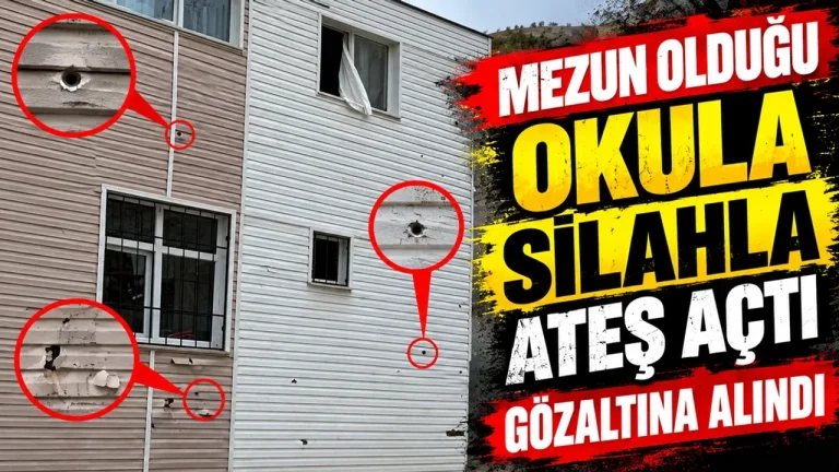 Bitlis’te Korku Dolu Anlar: Mezun Olduğu Köy Okuluna Av Tüfeğiyle Ateş Açtı!