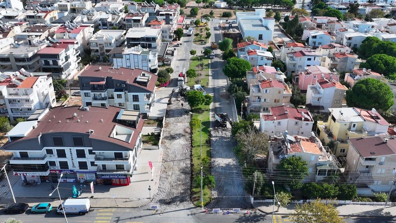 Didim Belediyesinden Kent genelinde yol yapım ve düzenleme çalışmaları