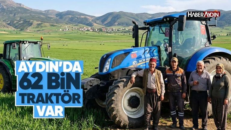 Aydın’da 62 bin traktör var