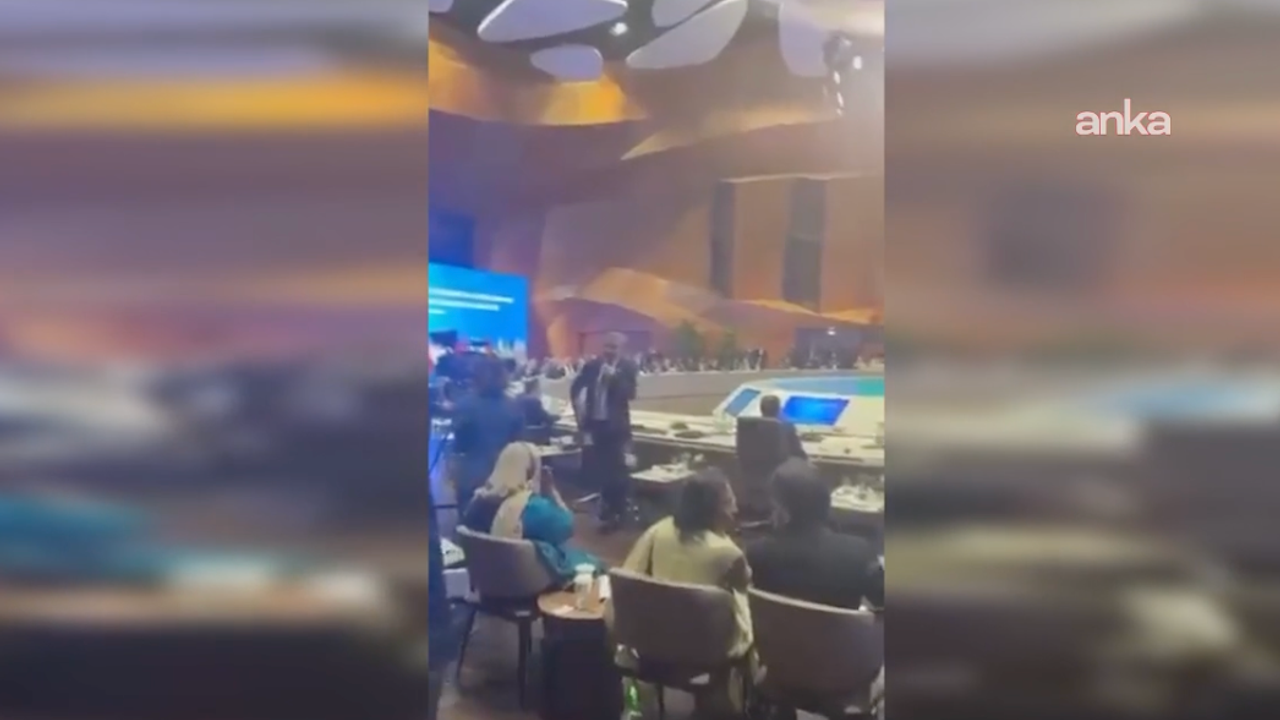 Bakan Fidan, İsrail Cumhurbaşkanı Herzog konuşurken salonu terk etti