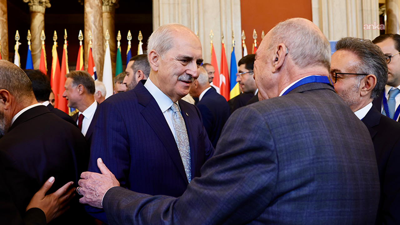 TBMM Başkanı Kurtulmuş, Ürdün Senatosu Başkanı Faysal Al Fayez ile bir araya geldi