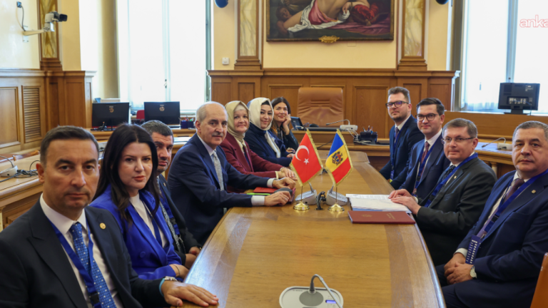 TBMM Başkanı Kurtulmuş, Roma’da Moldova Meclis Başkanı Grosu ile görüştü