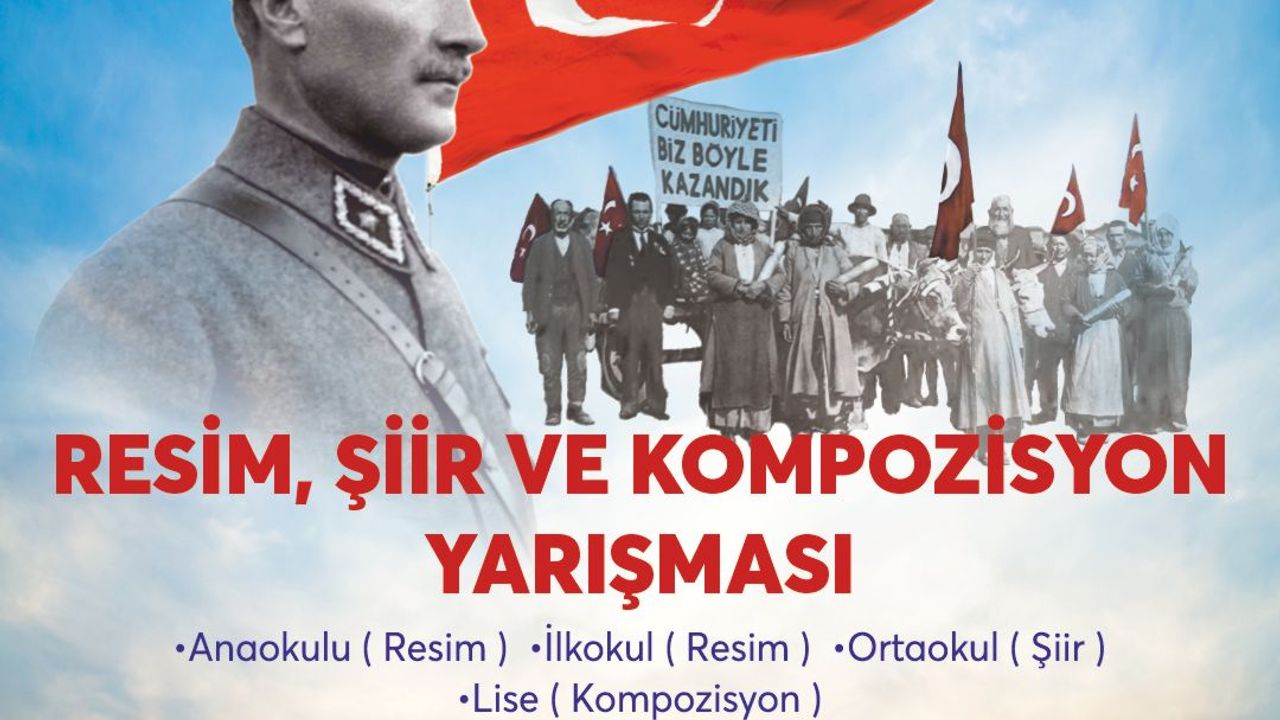 Başkan Çerçioğlu'ndan 29 Ekim Temalı Ödüllü Resim, Şiir ve Kompozisyon Yarışması