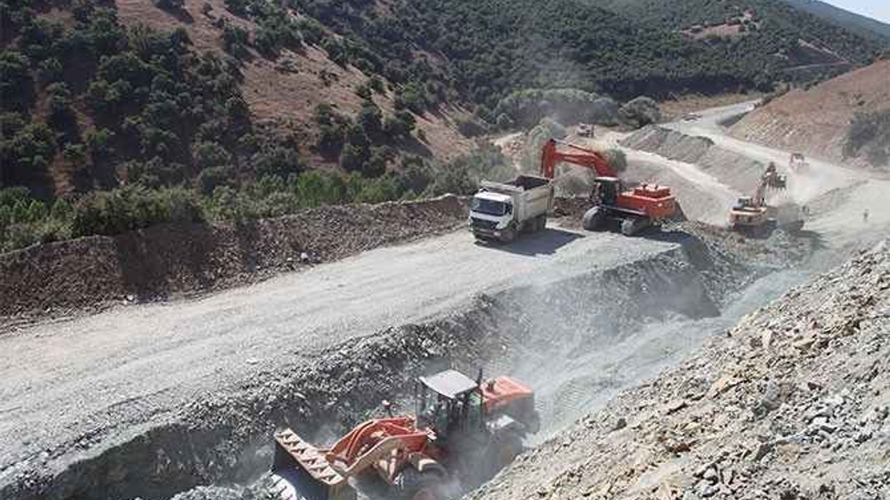 Bitmeyen yol için çalışmalar başlıyor