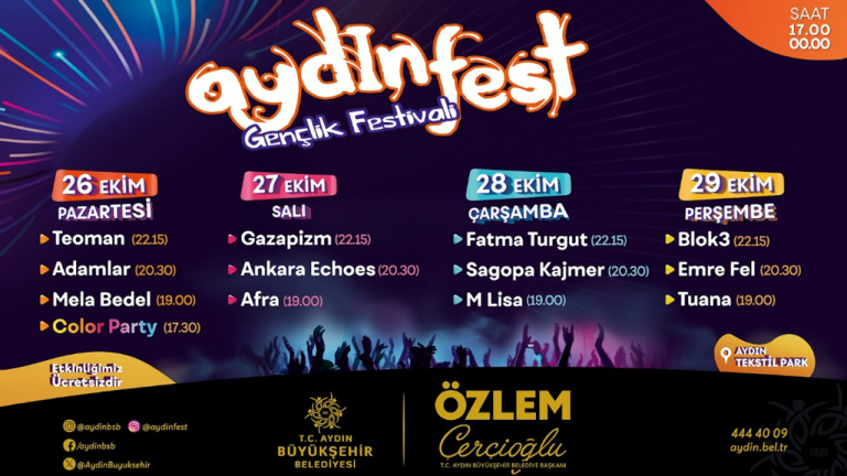 Aydınfest için geri sayım başladı: Başkan Çerçioğlu tüm vatandaşları festivale davet etti