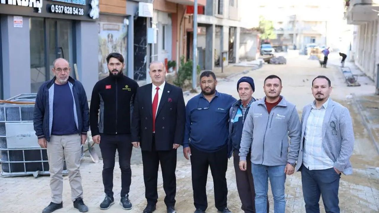 Başkan Aytekin Kaya çalışıyor, İncirliova’da üstyapı dönüşümü devam ediyor